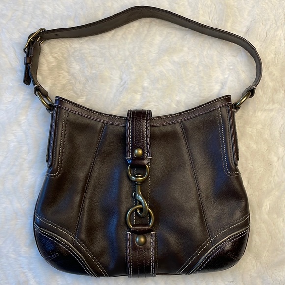 Coach Handbags - COACH Brown Shoulder Bag